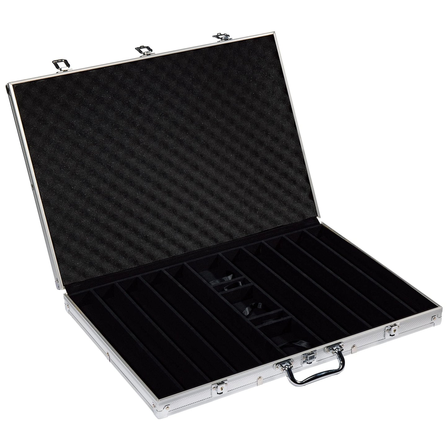 Claysmith Gaming 1,000 Ct The Mint Poker Set - 13g Clay Composite Chips with Aluminum Case, Playing Cards, & Dealer Button