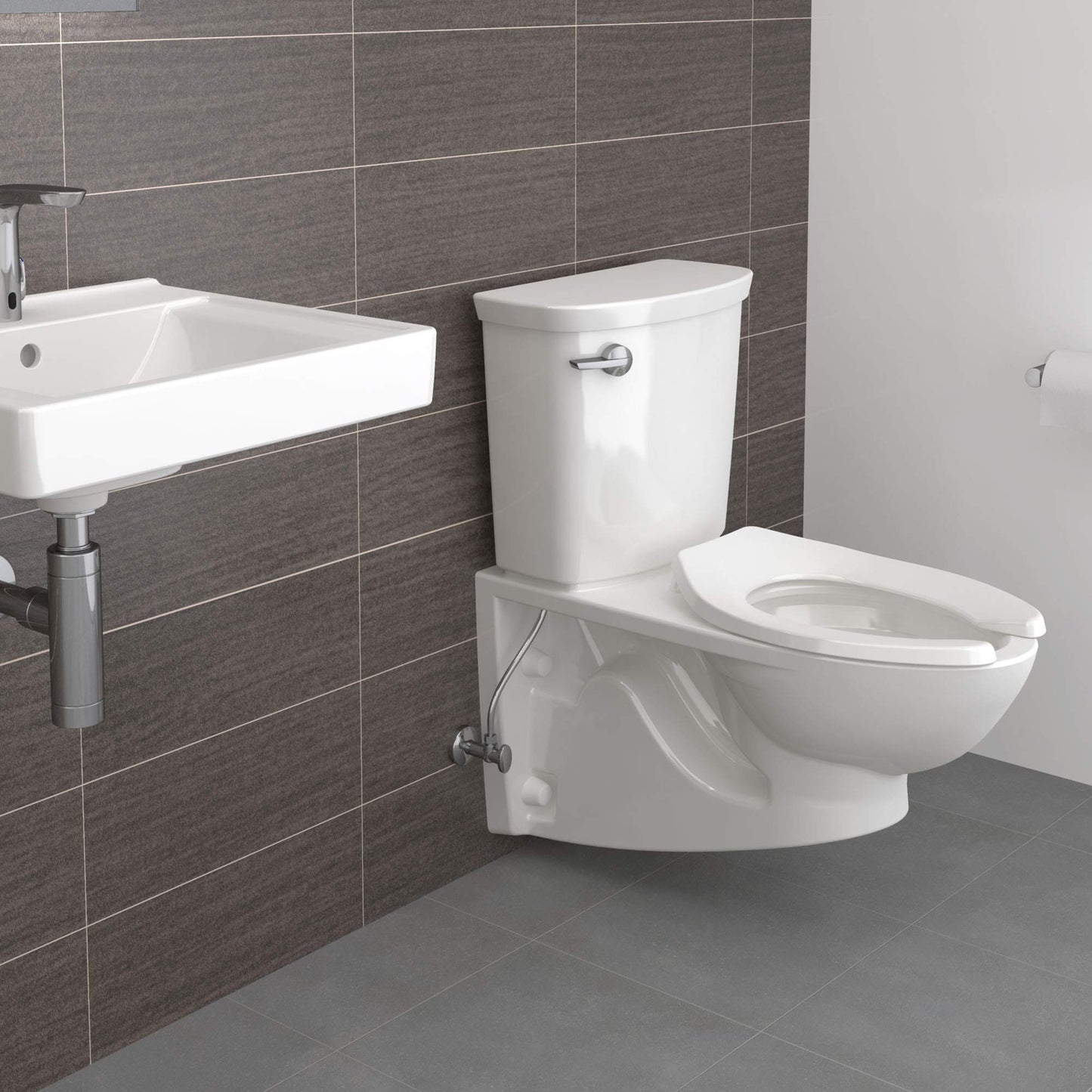 American Standard 5001G055.020 Open Front Toilet Seat for Baby Devoro Toilet Bowls