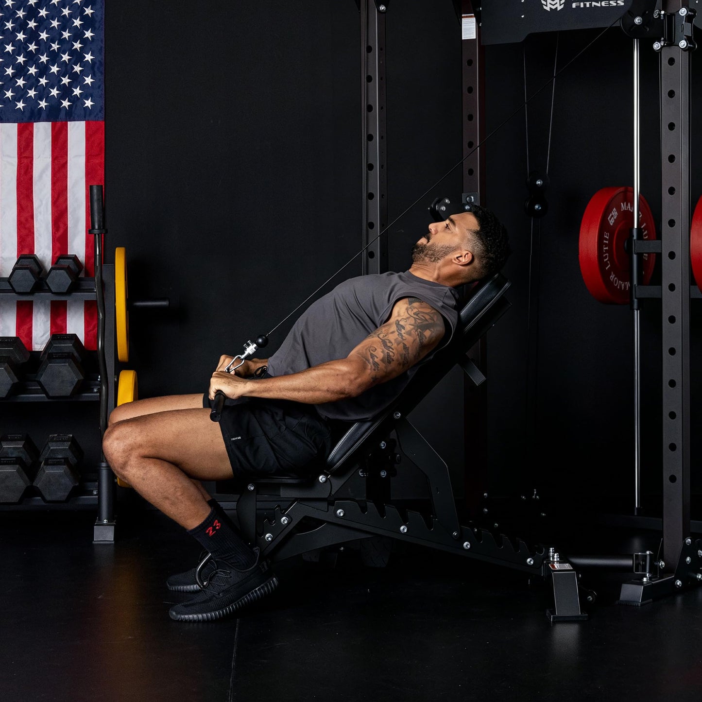 MAJOR FITNESS Adjustable Weight Bench (Elite Version) - 1300LBS Capacity, 32 Positions for Strength Training, Bench Press, and Full-Body Workouts for Home or Garage Gym, Black