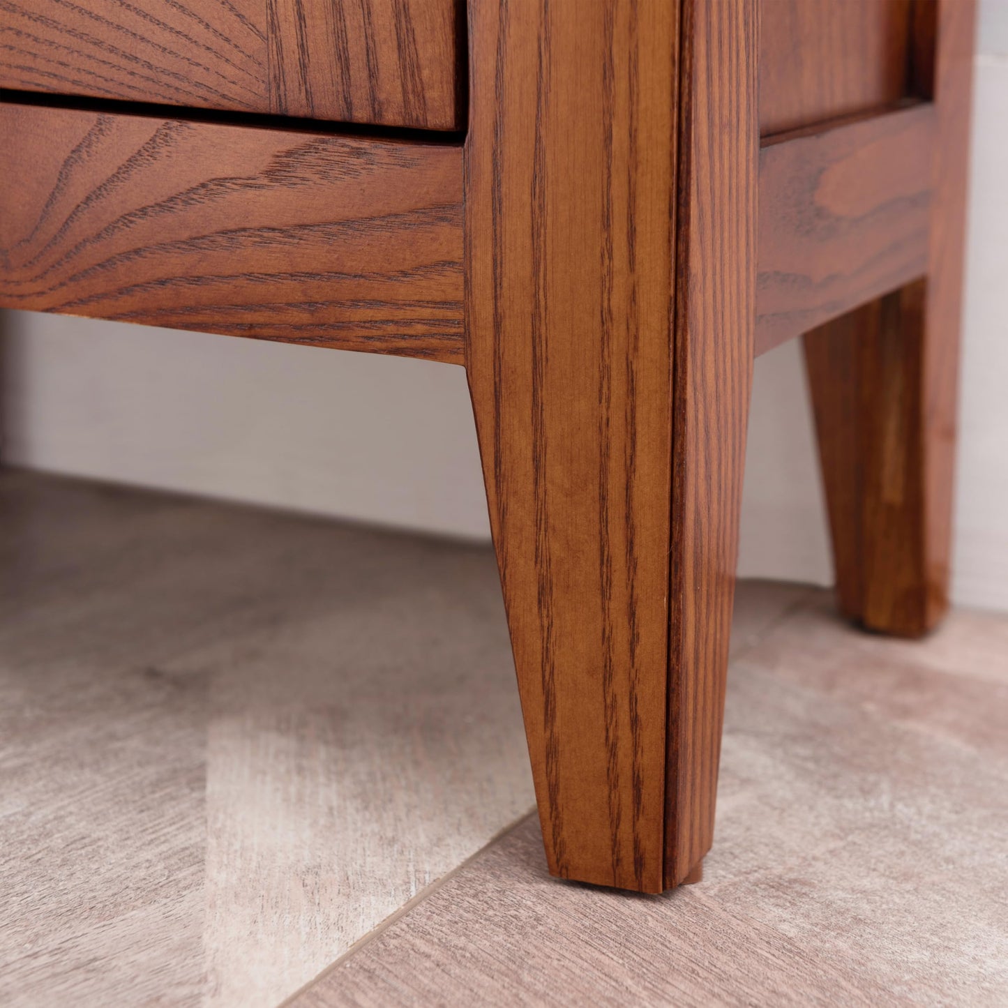 Leick Home Mission Hall Console Table, Solid Wood, 2-Door Storage with 1 Interior Shelf, Slim Profile, Easy Assembly, Russet Brown, 30 in L x 11 in D x 30 in H, Small Entryway Cabinet, 10001-RS