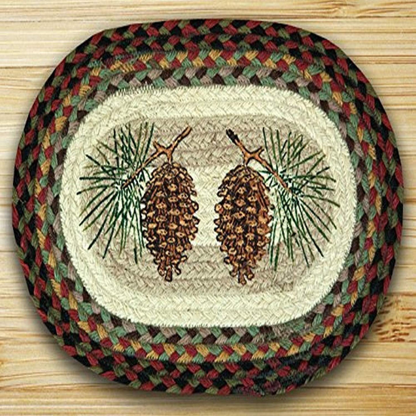 Earth Rugs Trivet, 10 x 15, Burgundy, Model 81-081P