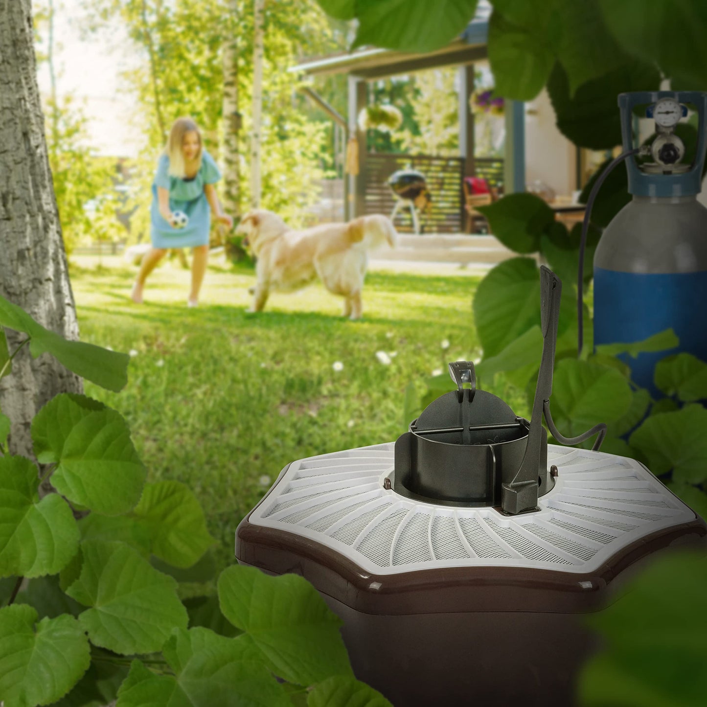 BIOGENTS BG-Booster • CO2 Upgrade for The BG-Mosquitaire Outdoor Mosquito Trap • Upgrade Your BG-Mosquitaire to Target All Biting Mosquitoes