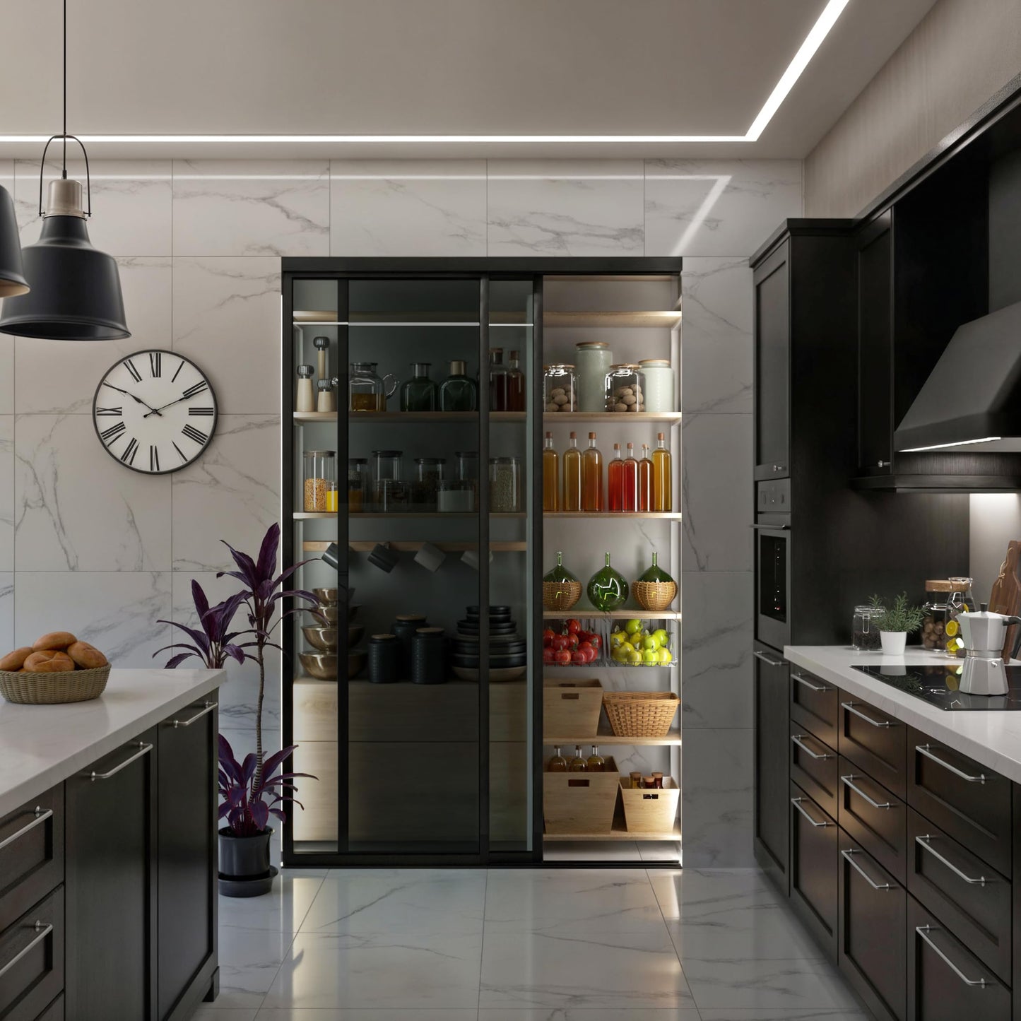 Doors55 Glass Room Divider and Sliding Glass Closet Doors - Lite Smoked Frosted Partition Wall - Wardrobe Closet Sliding Doors Lite Smoked Glass 48x96 inches