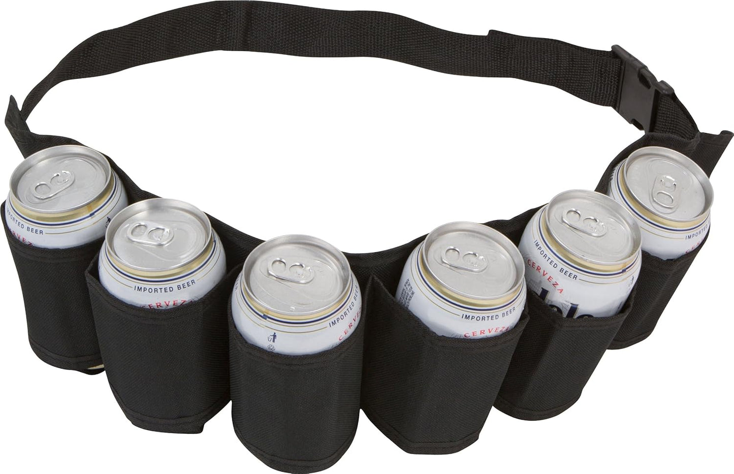 Beer & Soda Can Holster Belt - 6 Pack
