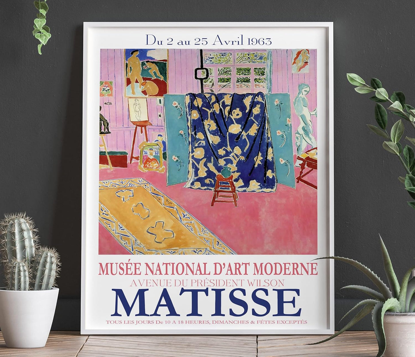 Wallbuddy Matisse Wall Art Exhibition, Aesthetic Room Decor Poster & Prints, Minimalist Wall Art for Home