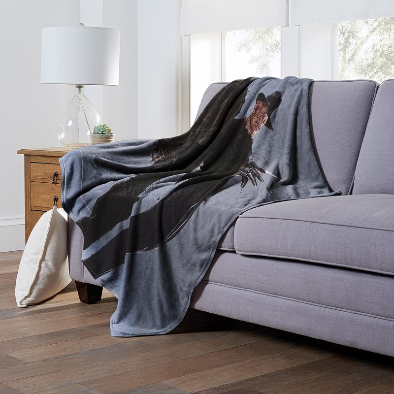 Northwest Freddy vs Jason Silk Touch Throw Blanket, 50" x 60", Back to Back