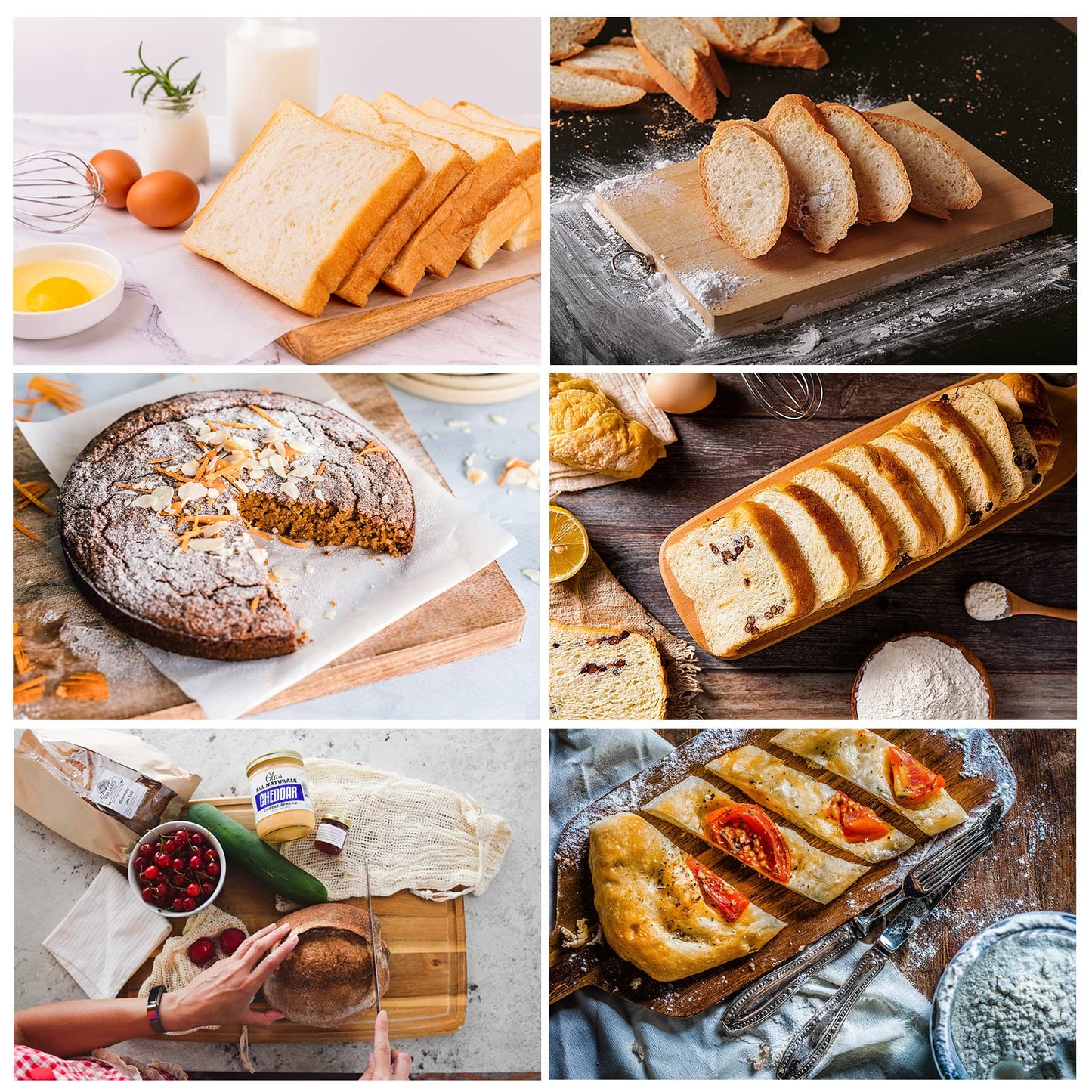 Kiss Core 18.1-inch Bread Knife for Homemade Bread, Long Serrated Knife Stainless Steel Loaf Cutter for Cakes, Sandwiches