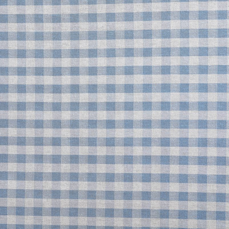 Laura Ashley - Twin Bedskirt, Plain Weave Cotton Bedding, Split Corner with Decorative Bow Ties, Dorm Essentials, Oeko-Tex Certified (Hedy Blue)