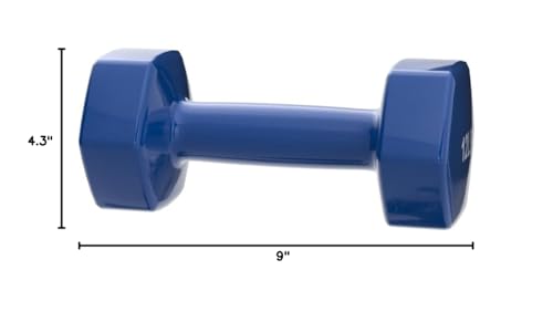 Amazon Basics Vinyl Coated Dumbbell Hand Weights