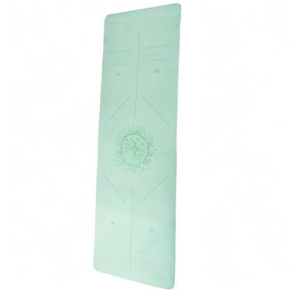 Non-Slip Yoga Mat with Alignment Marks – Lightweight Exercise Mat with Carry Strap for Home Workout or Travel by Wakeman Outdoors