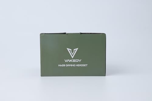 Vakedy Wireless Gaming Headset for PC, PS5, PS4, Mac, Switch, 2.4GHz USB Dongle Headphones with Mic, Bluetooth 5.4, 50mm Driver, Stereo Sound, Cool Lighting, 50H Battery-Black/Green