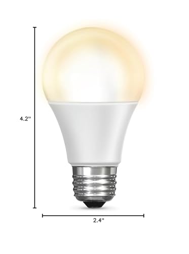 Feit Electric Smart Light Bulbs with RGB Color Changing and Tunable White, 2.4Ghz WiFi Light Bulbs, No Hub Needed, Works with Alexa and Google, Dimmable 60 Watt = LED 9W, OM60/RGBW/CA/AG/3, 3 Pack