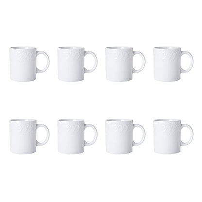 Pfaltzgraff Sylvia 32-Piece White Dinnerware Set, Service for 8, Durable Stoneware Plates, Bowls, and Mugs, Microwave and Dishwasher Safe