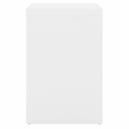 Pemberly Row 2-Drawer Engineered Wood Lateral File Cabinet, Durable Gray/Pure White Laminate Finish, Satin Silver Hardware, 31.61" W x 20" D x 30" H, Spacious Drawers for Letter/Legal Size Documents