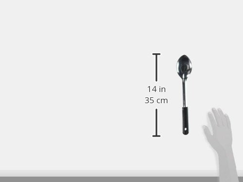 Winco Stainless Steel Basting Spoon with Plastic Handle - Solid, 13"
