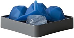 Rabbit Geometric Ice Rocks Mold, Blue/Slate