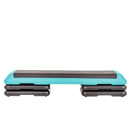 The Step Freestyle Grey Aerobic Platform, Health Club Size Steppers for Exercise