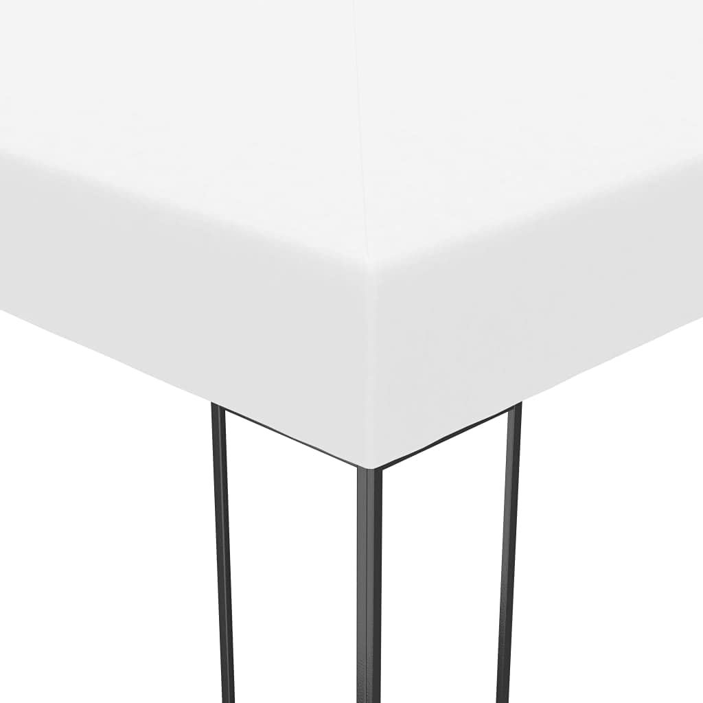 Xhnifbn White Outdoor Gazebo Canopy 10x10 Pop-Up Shade Tent with Steel Frame, UV-Resistant Fabric & Instant Setup, Modern Square Shelter for Patio, Backyard Party or Camping Gatherings