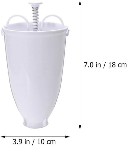 CALLARON 2pcs Doughnut Maker Machine, Mini Manual Donut Maker for Kitchen, Restaurant, Home Use