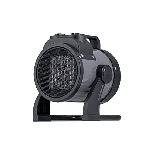 NewAir NGH160GA00, 120V Electric Portable Garage Heater, Heats Up to 160 Square Feet, Garge, Black and Gray