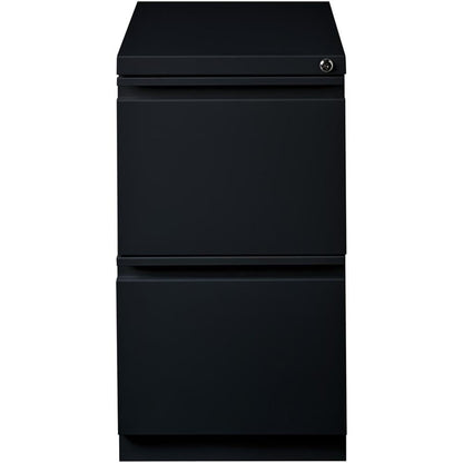 Pemberly Row 2 Drawers 20" Deep Mobile File Cabinet Lockable Pre-Assembled Stationary Letter Size for Home, Office