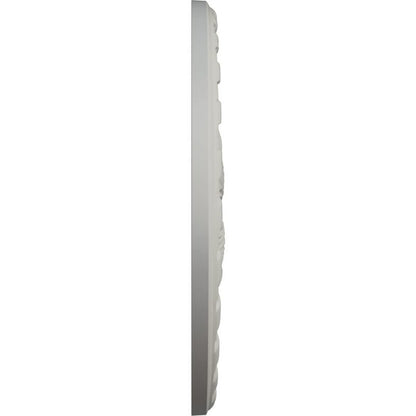 Ekena Millwork CM20PMPCF Palmetto Ceiling Medallion, Pot of Cream
