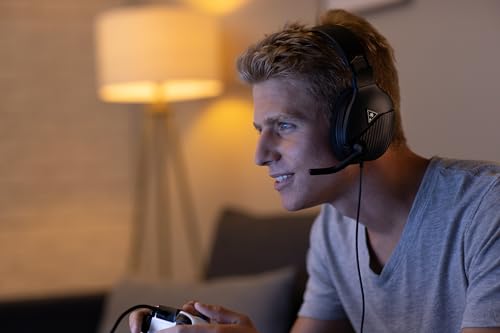 Turtle Beach Recon 200 Gen 2 Powered Gaming Headset - Xbox Series X, Xbox Series S & Xbox One, PS5, PS4, Mobile & PC with 3.5mm - Bass Boost, Memory Foam, Black