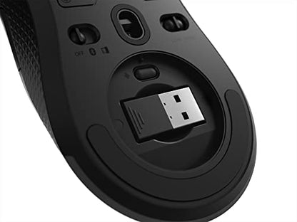 Lenovo Legion M410 Wireless RGB Gaming Mouse – 6 Button Palm Grip Mouse with 16,000 DPI, 53 Hour Rechargeable Battery, 2-Zone RGB Lighting, NVIDIA Reflex Compatible