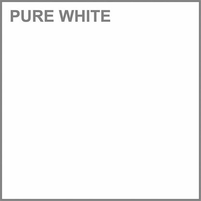 Bush Home Fairview 60W Hutch for L Shaped Desk in Pure White and Shiplap Gray