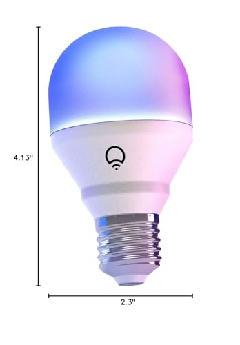 LIFX Color, A19 800 lumens, Wi-Fi Smart LED Light Bulb, Billions of Colors and Whites, No Bridge Required, Compatible with Alexa, Hey Google, HomeKit and Siri (2 Pack)