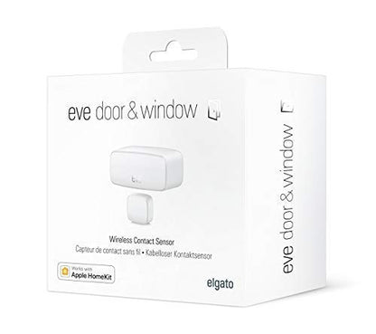 Eve Door & Window (Matter) 3 Pack – Smart Contact Sensor for Doors & Windows, Open/Closed State, Automatic Control of Accessories, Matter Over Thread, Apple Home, Alexa, Google Home, SmartThings
