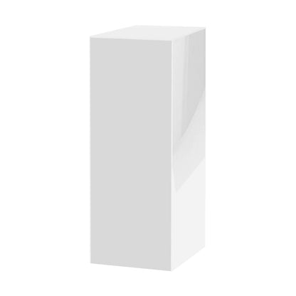 Tall Display Cube 12" W x 12" D x 40" H No Lid White Acrylic Pedestal Art Sculpture Flowers Pillar Column Prop Post Stand Display Box by Marketing Holders