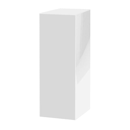Acrylic Display Riser Box White Tall Acrylic Cube Pedestal Art Sculpture 12" x 12" x 42" No Lid One Piece Box Throne Pillar Stand Hollow Flower Tower for Weddings by Marketing Holders
