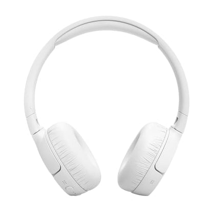 JBL Tune 670NC - Adaptive Noise Cancelling with Smart Ambient Wireless On-Ear Headphones, Up to 70H Battery Life with Speed Charge, Lightweight, Comfortable and Foldable Design (White)