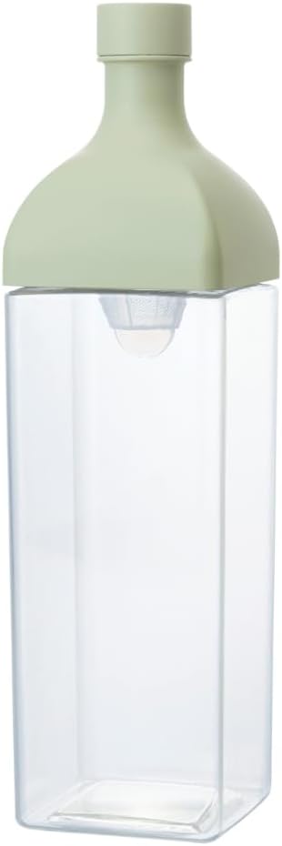 1200ml, Hario "Ka-Ku" Cold Brew Tea Bottle, Smoky Green