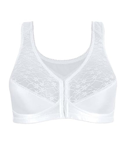 Exquisite Form Womens Front Close Posture #5100565 Bra, White, 40DD US