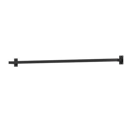 Heavy Wall-Mounted Metal Garment Rack, Commercial Clothing Display Stand for Retail, Boutique, Laundry & Home, Clothes Hanger Rod