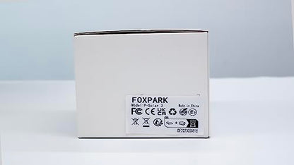 Foxpark Solar Wireless Backup Camera, 1080P 5'' Monitor Back Up Camera Systems Wireless, 3 Mins DIY Installation, Reverse Camera for Car, Truck, Van, RV
