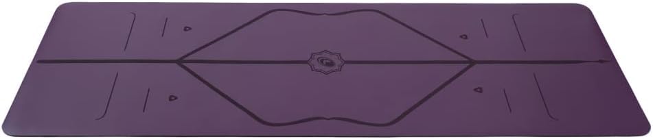 Liforme Travel Yoga mat – Patented Alignment System, Warrior-Like Grip, Non-Slip, Eco-Friendly, Ultra-Lightweight and Sweat Resistant, Made with Natural Rubber