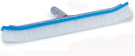 R111316 902 18-Inch Pentair Aluminum Back Curved Brush with White Polypropylene Bristles