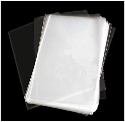 Clear Vinyl Recipe Protectors 3 x 5 Inch, 48 Sheets Recipe Refill Pages, Card Covers, Set of 48 (Cards Not Included)
