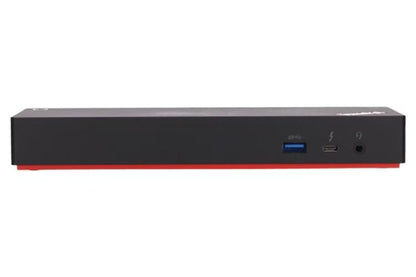 Lenovo USA ThinkPad Thunderbolt 3 Dock Gen 2 135W (40AN0135US) Dual UHD 4K Display Capability, 2 HDMI, 2 DP, USB-C, USB 3.1, Black