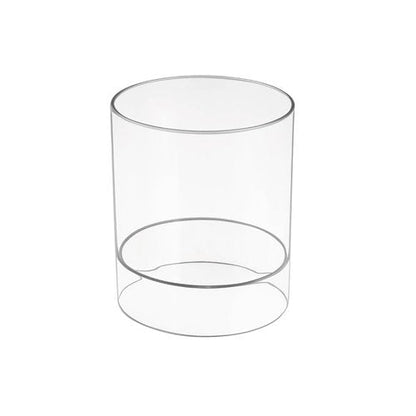 iDesign Hair Accessories Organizer Canister, The Clarity Collection – 6" x 6" x 7", Clear