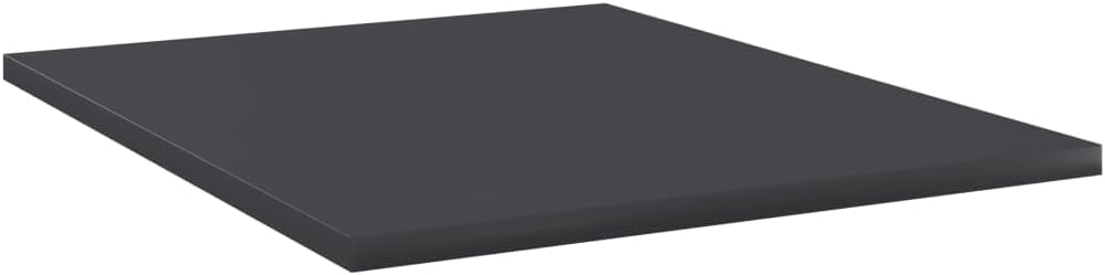 15.7"x19.7"x0.6", Set 8 vidaXL Gray Bookshelf Boards, Durable Engineered Wood, Modern Design, Versatile Storage