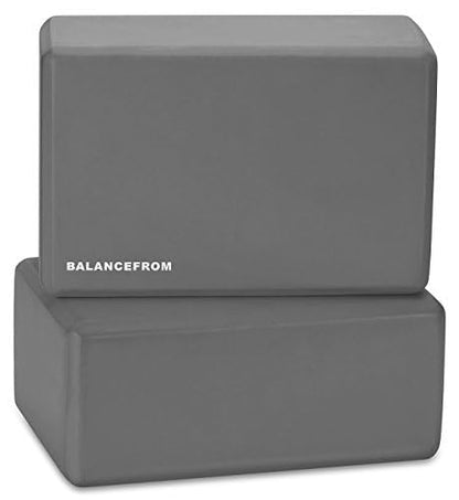 Fitvids Set of 2 High Density Premium - EVA Yoga Blocks, 9"x6"x4" Each