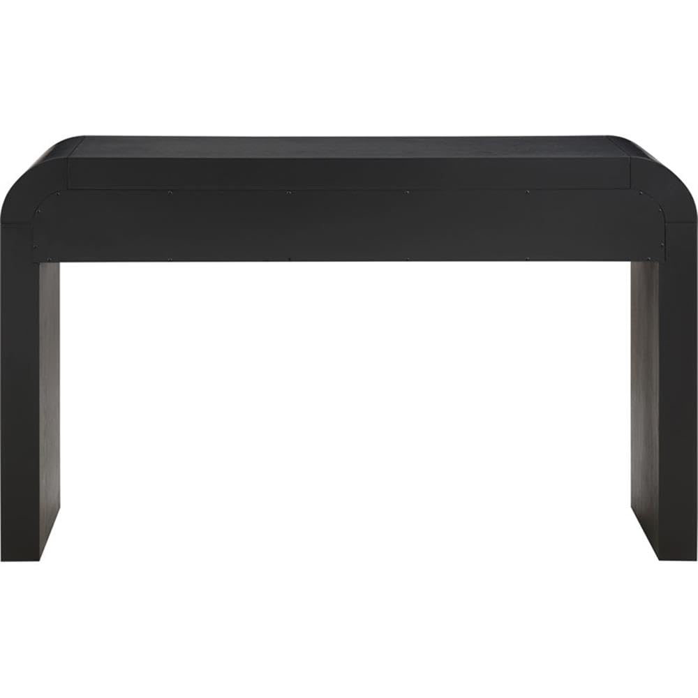 Meridian Furniture 888Black-S Artisto Collection Modern | Contemporary Rectangular Console Table, Black, 54" W x 15" D x 31.5" H