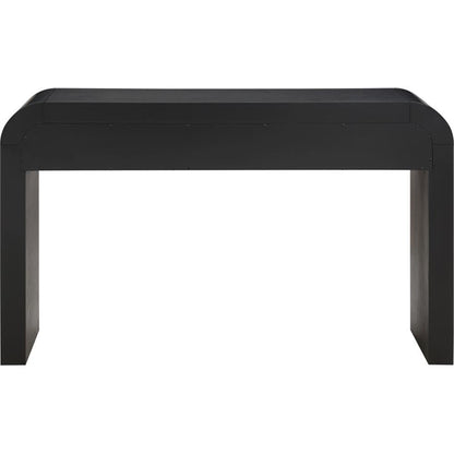 Meridian Furniture 888Black-S Artisto Collection Modern | Contemporary Rectangular Console Table, Black, 54" W x 15" D x 31.5" H