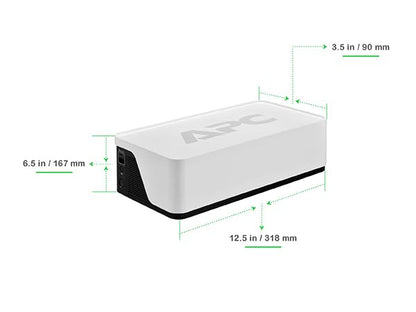 APC UPS Battery Backup, 900VA UPS with 6 Backup Battery Outlets, Type C USB Charging, BE900G3 Back-UPS