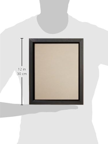 Craig Frames 7171610BK 8.5 x 11-Inch Picture/Poster Frame, Solid Black, Wood Grain Finish