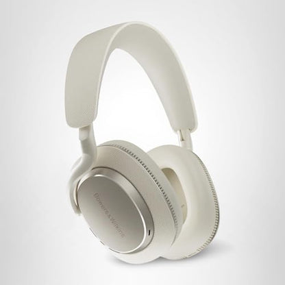 Bowers & Wilkins Px7 S3 Wireless Headphones Over Ear Noise Cancelling, Active Noise Cancelling & Transparency Mode, Hi-Res Sound, Bluetooth, 30-Hr Playtime, Quick Charge, Canvas White